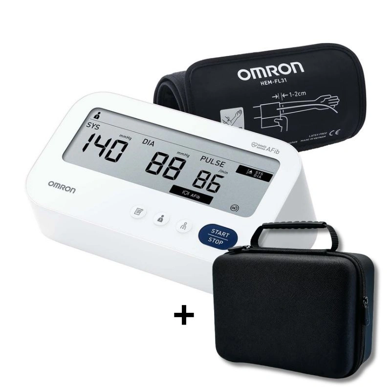 Tlakomer OMRON M3 Comfort AFib s puzdrom