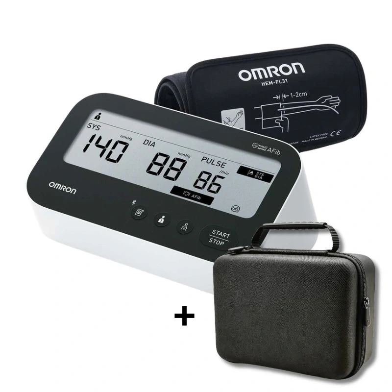 Tlakomer OMRON M4 Connect AFib s puzdrom