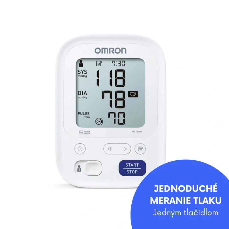 Tlakomer OMRON M3 Comfort + Adaptér
