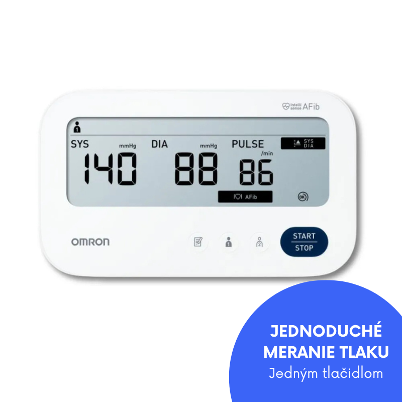 Tlakomer OMRON M3 Comfort AFib + Adaptér