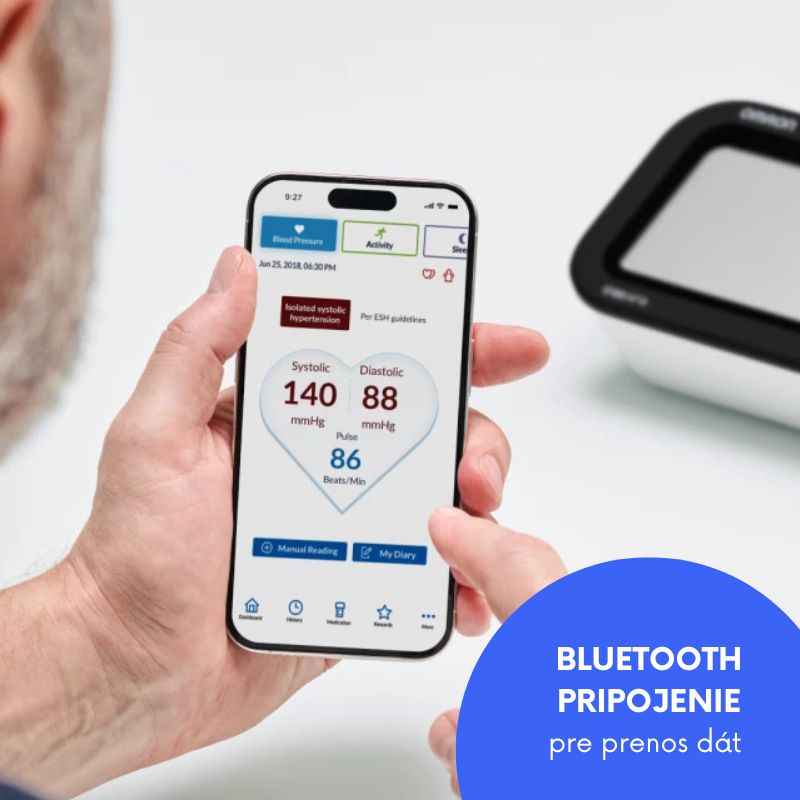 Tlakomer OMRON M4 Connect AFib + Adaptér
