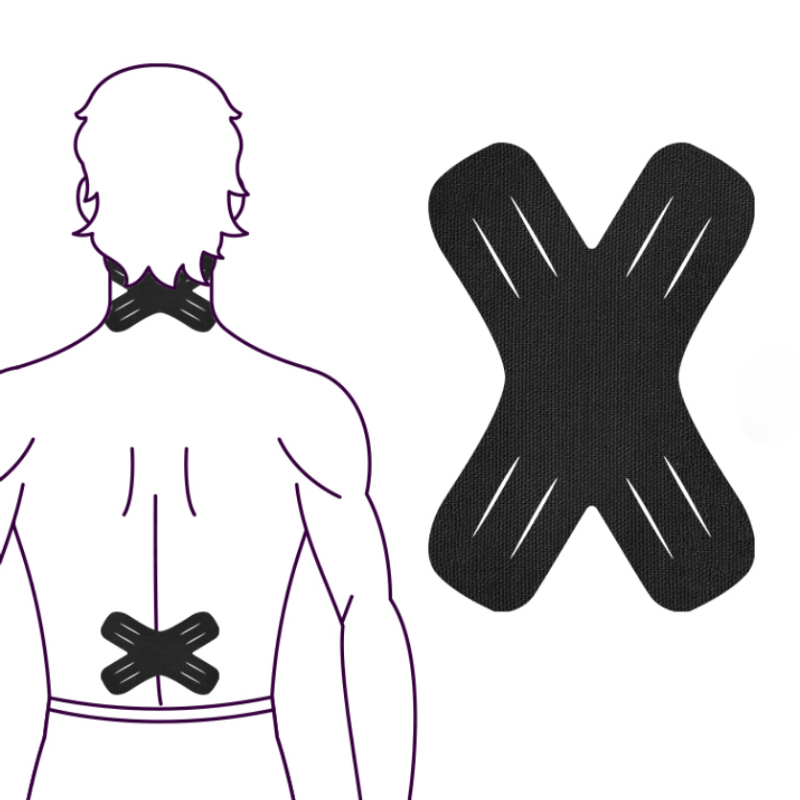 Tejpovacia páska X - čierna