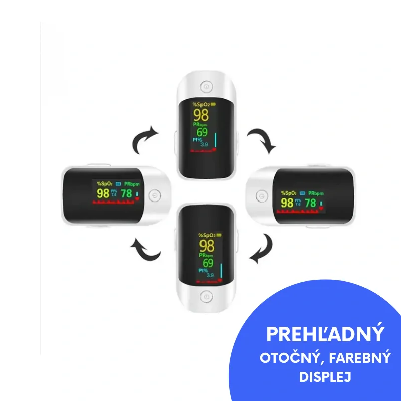 Pulzný oximeter P-07 + puzdro zadarmo