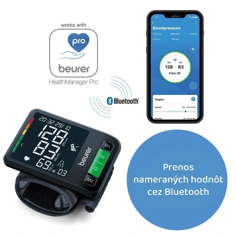 Tlakomer BEURER BC 87 s Bluetooth