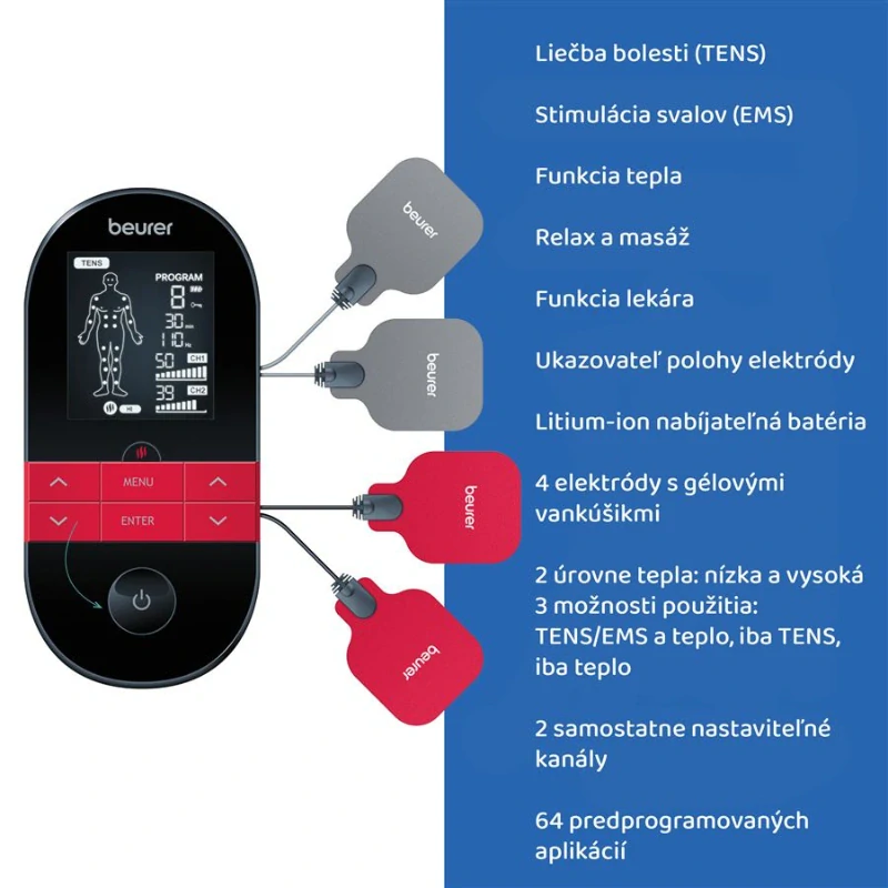 Elektrostimulátor TENS/EMS BEURER EM 59