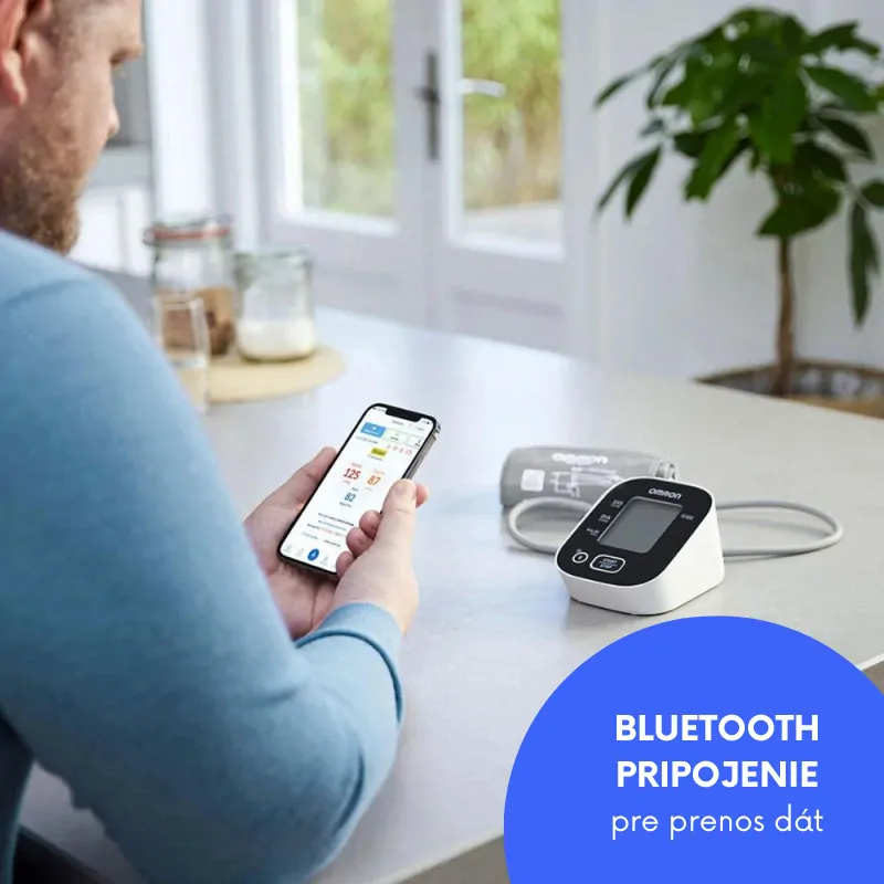 Tlakomer OMRON M2+ Connect + Adaptér