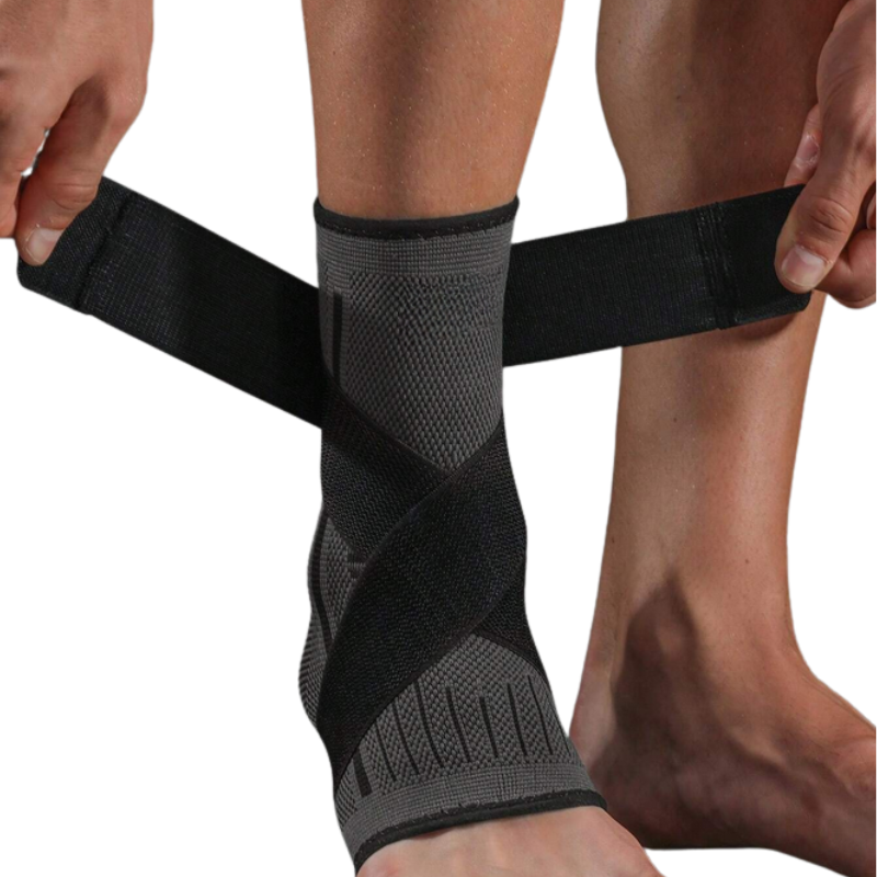 Bandáž na členok so sťahujúcimi pásmi