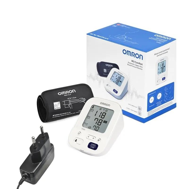 Tlakomer OMRON M3 Comfort + Adaptér