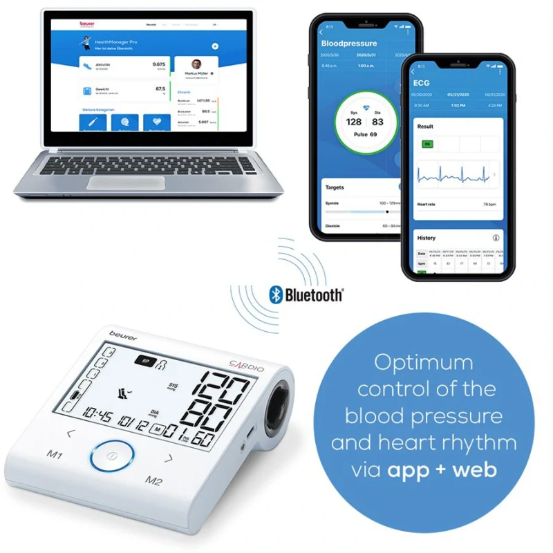 Tlakomer s EKG funkciou BEURER BM 96 Cardio 