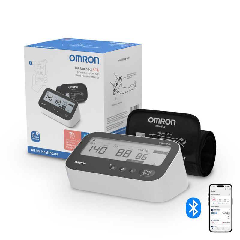 Tlakomer OMRON M4 Connect AFib